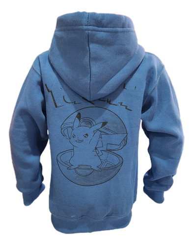 Buzo Frisado Pokemon Pikachu Niños