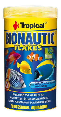 Tropical Bionautic Flakes 50g Ração Em Flocos Para Peixes