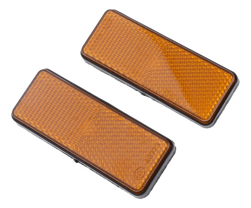 2 Refletores Retangulares Universais Para Motocicleta Atv