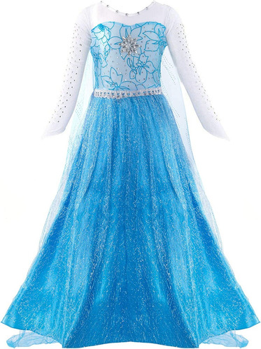 Disfraz De Princesa De Las Nieves Para Niñas Importado