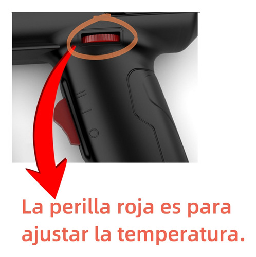 Pistola De Calor De 2000w Temperatura Regulable 6 Re-hg-02