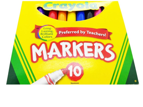 Marcadores Crayola Jumbo X 10 (1204679)