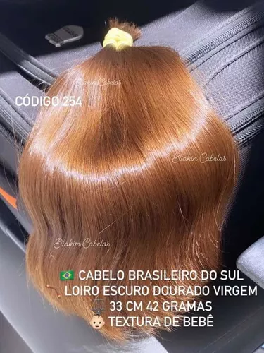 Cabelo Loiro Lindo, Produto p/ Cabelos Feminino Cabelo Brasileiro Do Sul  Nunca Usado 89840330