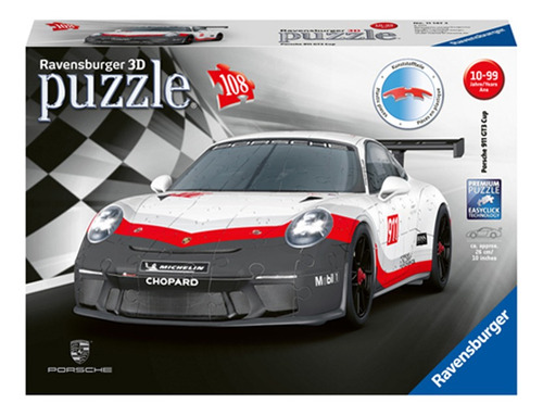 Puzzle 3d Porsche Gt3 Cup