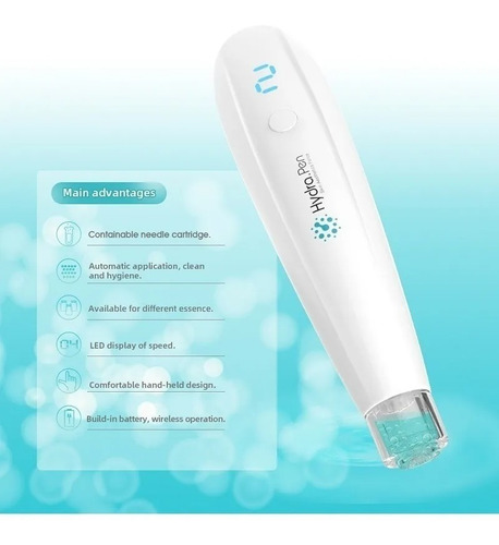 Hydra Pen H2 Mym Dr.pen +2cartuchos Microabujas Facial