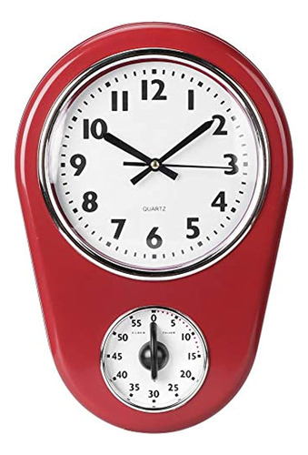 Reloj De Pared Vintage Simple Grande Elegante