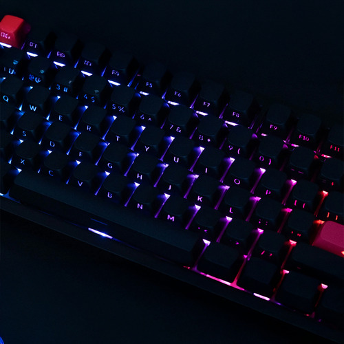 Teclado Mecanico Keychron Q3mm3s Q3 Max 80% 87 Key Carbon Black Full Assambled Knob Qmk Bluetooth / Wired / 2.4ghz Switch Gateron Jupiter Brown