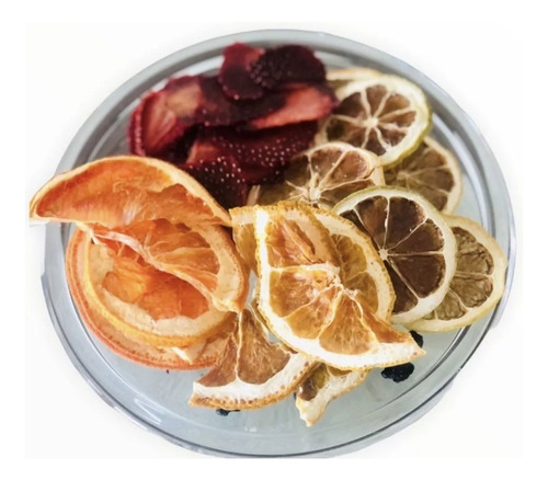 Limon, Naranja Frutilla Manzana Platano Mix Fruta Desidratad