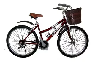 Bicicleta Vintage Dama Canasta Tejida Partes Aluminio Ligera