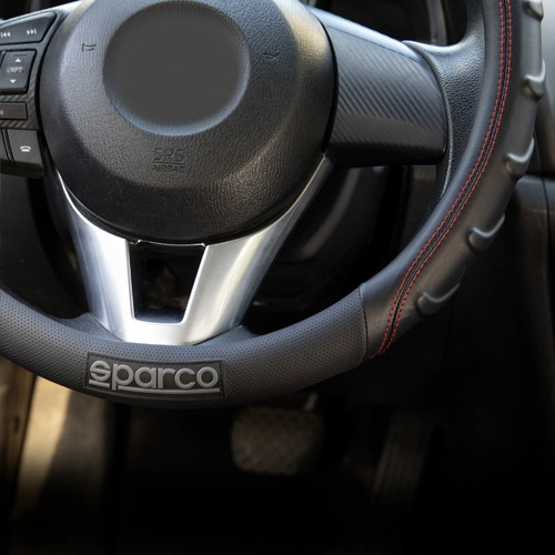 Funda Cubre Volante Forro De Timon Costura Sparco Sps102rd