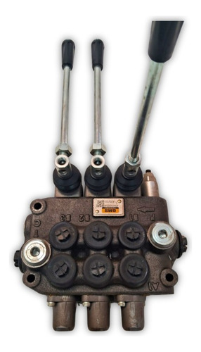 Válvula O Cdo Hidráulico Gms Manual 3cuerpos 40lts Monoblock