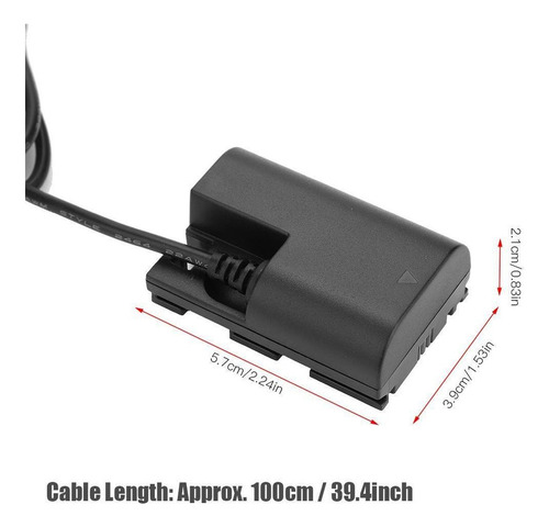 Para Canon 5d 6d 7d 70d 7dii D-tap Para Lp-e6 Decodificado D