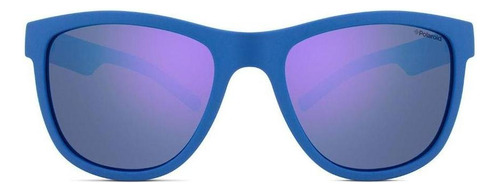 Óculos De Sol Polaroid Infantil Pld 8018/s Zdi/jy-47 Cor da armação Azul Cor da haste Azul
