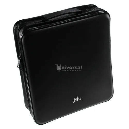 Case Guarda Porta Cd Dvd Blu-ray Maleta 240 Mídias Porta-cd