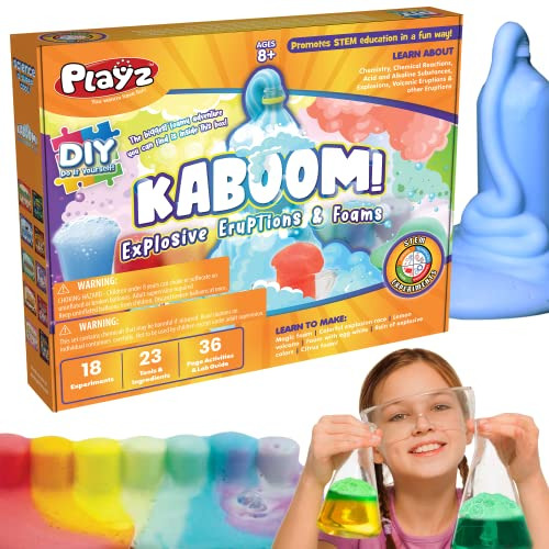 Playz Kaboom! Explosive Eruptions & Foam Bombs - 18+ Fun & S