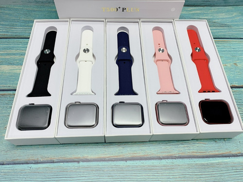 Smartwatch Genérica T500 1.54" caja negra, malla negra