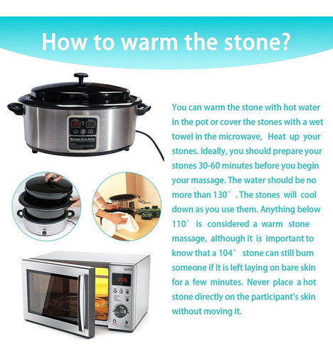 Piedras De Masaje Caliente Piedra Calentada Para Masaje Spa