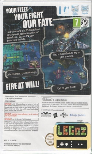 Legoz Zqz Wii Battleship-fisico Ref-1145 (pal)