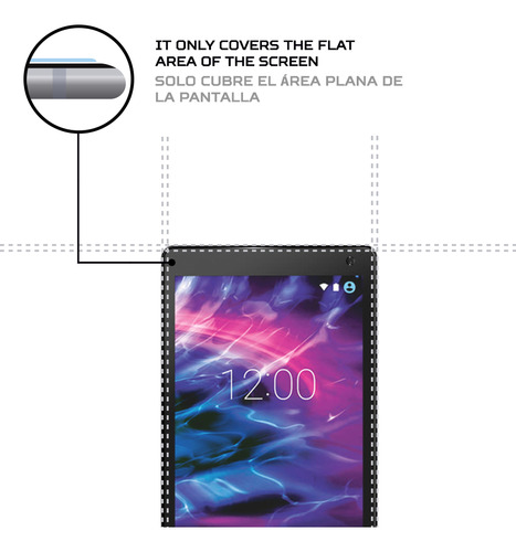 Protector De Pantalla Antishock Para Medion Lifetab X10605