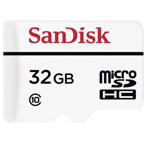 Memoria Sandisk High Endurance Sdhc De 32gb Clase 10 Blanco