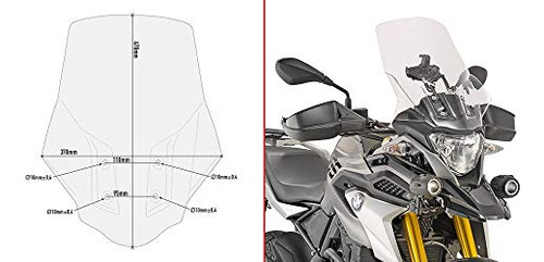 Givi D5126st Specific Windshield High Clear Fit For Bmw G310