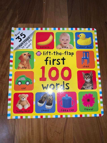 Lift The Flap First 100 Words Libro Objetos En Ingles Niños