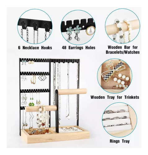 Organizador De Joyas, Estante De Almacenamiento De Joyas