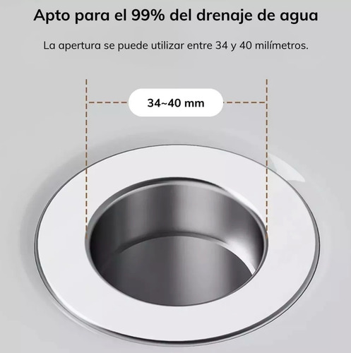 2 Filtro Tapón Para Ducha Fregadero Drenaje Tapa Universal