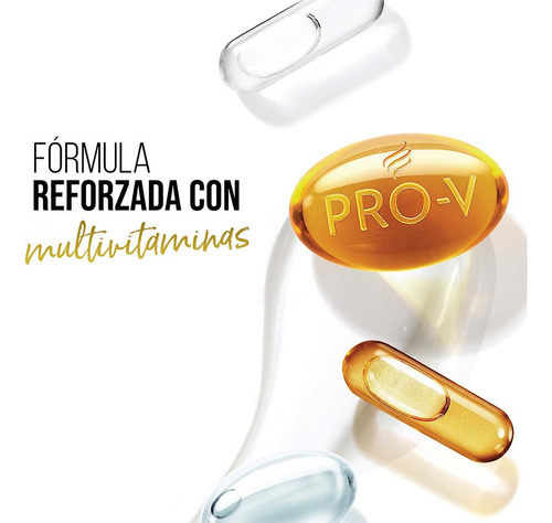 Shampoo Pantene Pro-v Restauración Sin Sal Envase De 500 Ml