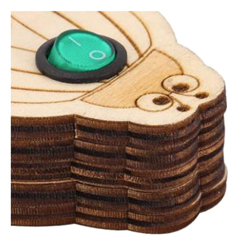 Tablero Sensorial De Madera Con Interruptor De Tablero