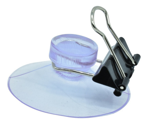 Tira Clip Con Chupon Ventosa Transparente 250 Pzas