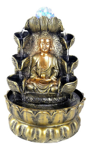 Buddha Fountain 11, Fuente Led Con Forma De Cascada Para Mes