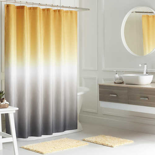 Cortinas Para Ducha Creative Home Ideas Degradada-amarillo/g