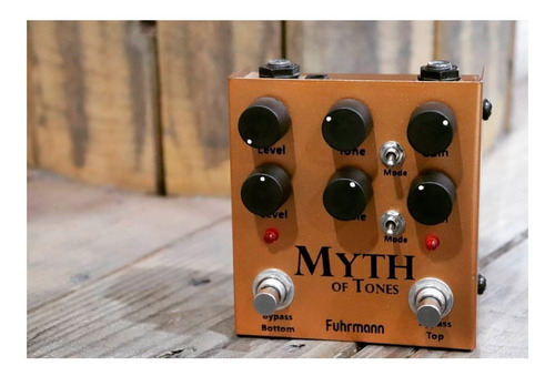 Pedal Myth Of Tones Fuhrmann My01 Cobre Drive Duplo Com Sonoridade Transparente