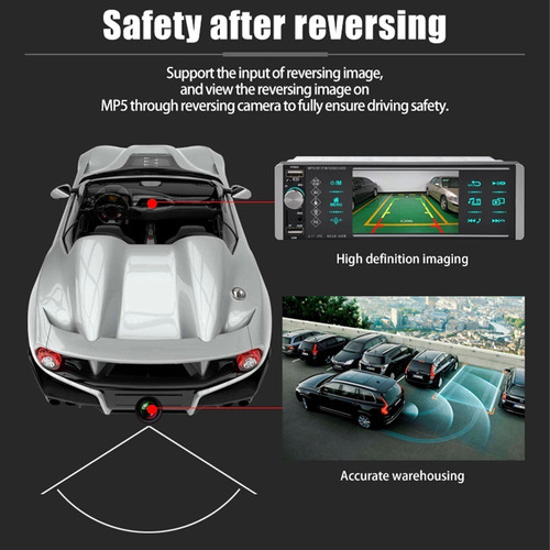 Radio Auto 1 Din Pantalla 4.1 Bluetooth Mp3 Usb Control