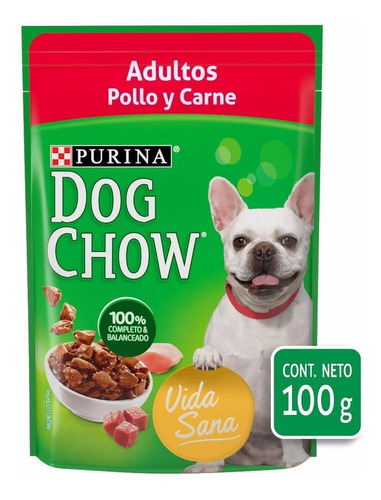 Dog Chow Adultos Sabor Pollo Y Carne  100 G