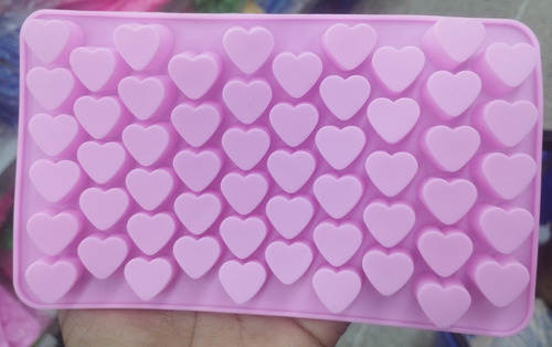 Molde Silicón Corazones Pequeños 