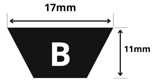 Kit Correia Em V Lisa B-93 Elite (3und)