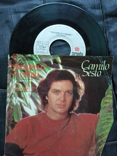 Terciopelo Y Piedra, Camilo Sesto, Disco Vinilo 45 Rpm