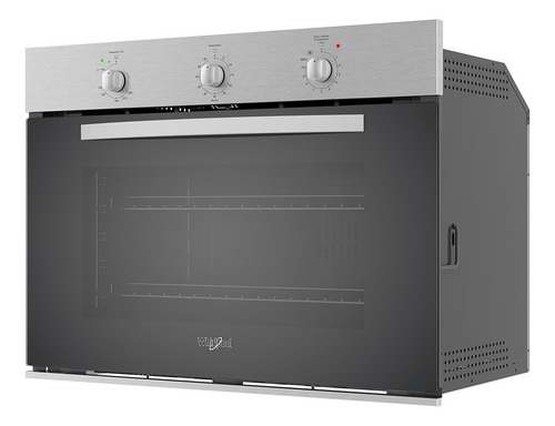 Horno Empotrable Whirlpool Gas 32 Woa301s Gris Acero