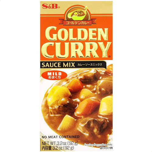 Imagen 1 de 7 de Mezcla Curry Suave S&b Golden Curry Japanese Curry Mix