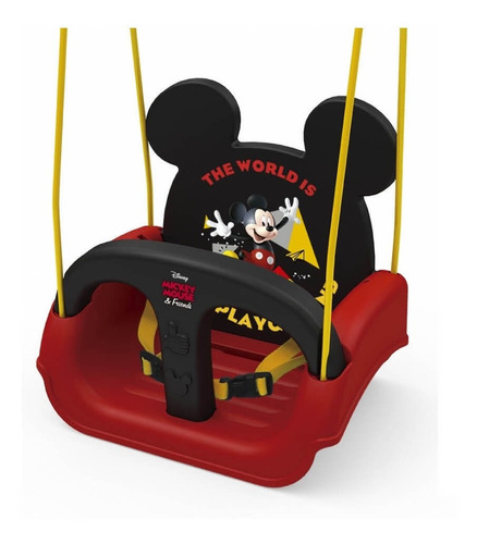 Balanço Infantil Mickey Com Encosto Regulável - Xalingo