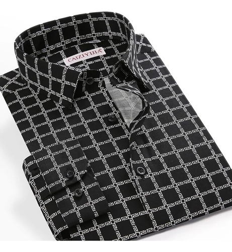 Camisa A Cuadros De Manga Larga Para Hombre, Camisas A Cuadr