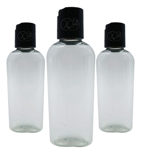 400 Envases Botella Gel Antibacterial 60 Ml Con Tapa!