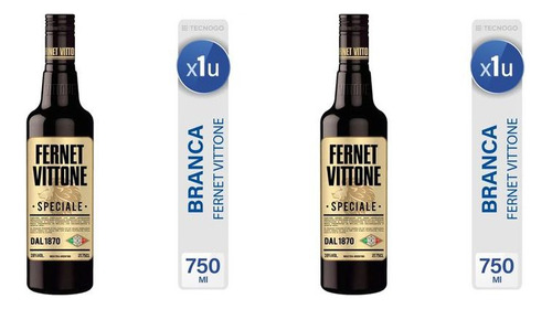 Fernet Speciale Aperitivo Fratelli 750ml Vittone Pack X2u