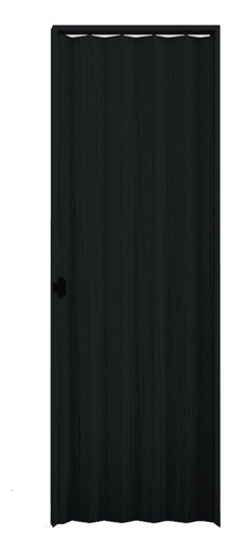 Porta Sanfonada Interna Plasbil Pvc Relevo Preto, 210x70cm