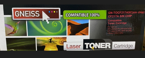 Imagen 10 de 10 de Toner Alternativo Para 217a 17a M102w M130fw Cf217a Sin Chip