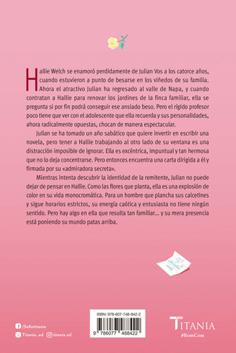 Tu Admiradora Secreta, De Bailey, Tessa. Editorial Titania Editores, Tapa Blanda, Edición 01 En Español, 2024