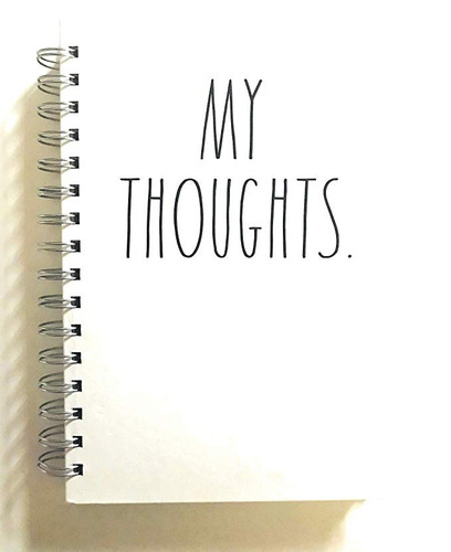 My Thoughts Rae Dunn Hardcover Journal Notebook