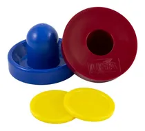 Comprar Manoplas Mixtas Para Mesa De Air Hockey Y Dos Discos Mini